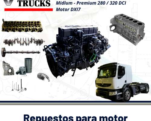 Tapa de Cilindro Motor Renault Midlum - Premium