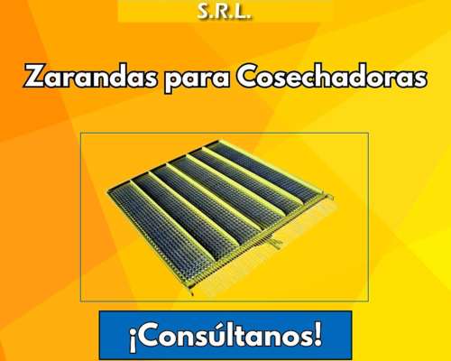 Zarandas para Cosechadoras Todas las Medidas