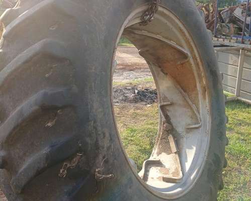 2 Cubiertas 18 4 38 Armadas con Llantas + Cubierta Sola