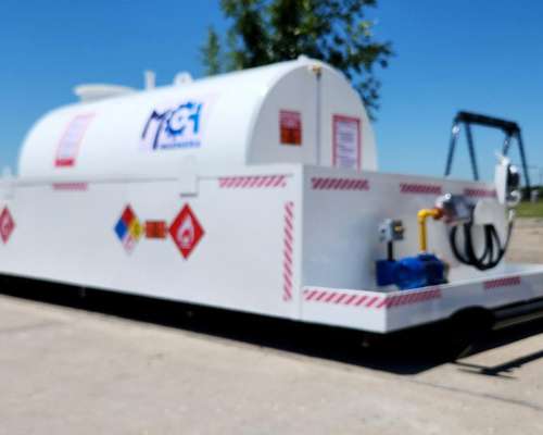 Tanque de 5.000 Litros con Batea + Kit APE + Patines