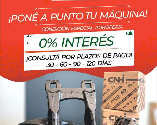 Repuestos CNH con Condiciones Especiales Agroferia