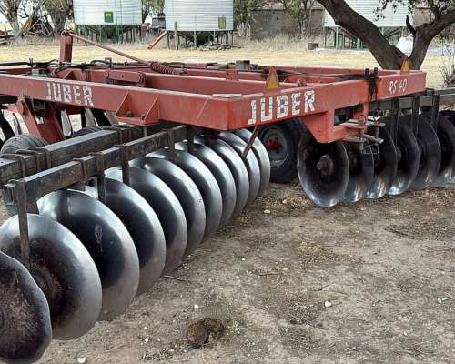 Rastra de Discos Juber de 40 con Rolos