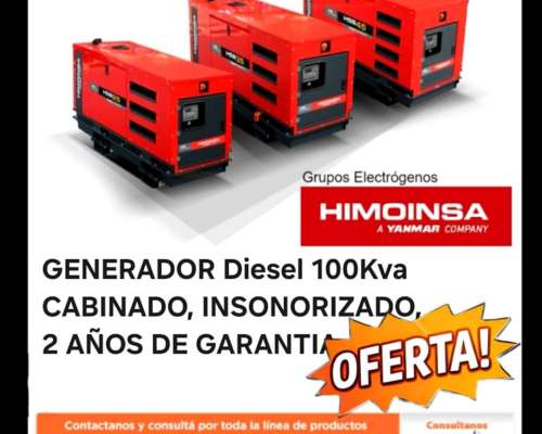 Grupo Electrógeno Diesel 120 KVA - Cabinado