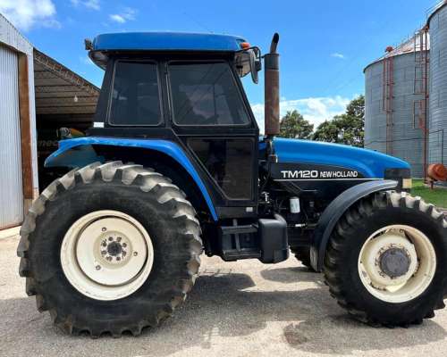 Tractor New Holland Tm120, 10800 HS, Caja 16x16, Cabina A.a.