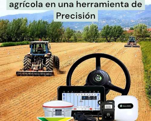 Piloto Automatico con Base RTK Incluida 2.5 cm de Precisión
