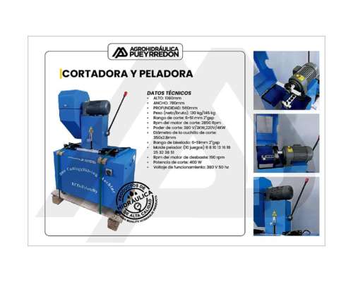 Cortadora y Peladora de Mangueras Hidráulicas