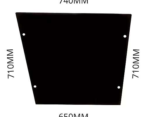 Vidrio Lateral Fijo Tractor Zanello UP 100- 210-220-230