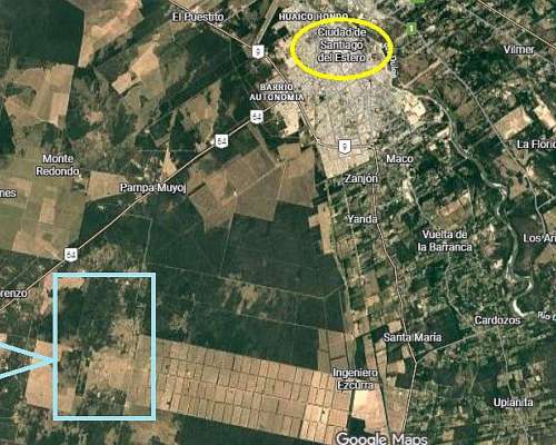 2100 Hectareas en Santiago del Estero (departamento Capital)