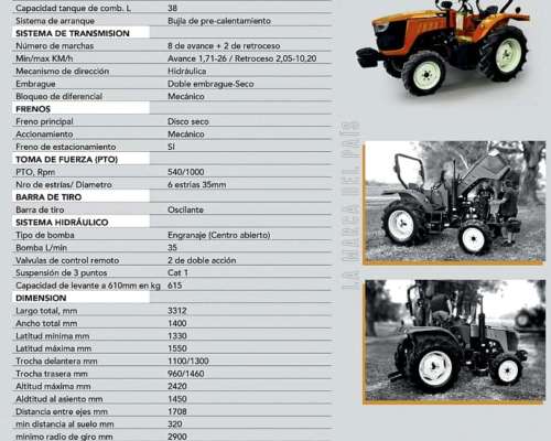 Tractor Zanello 4045 - 45 HP
