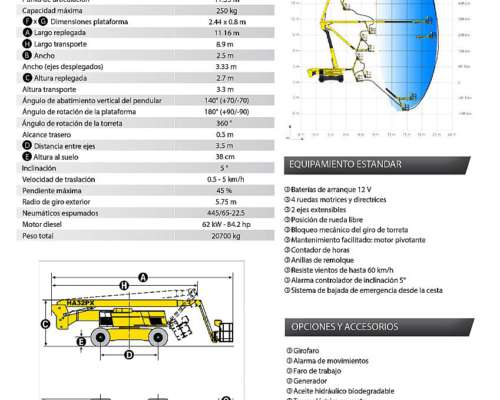Brazo Articulado Diésel Haulotte Ha32rtj PRO