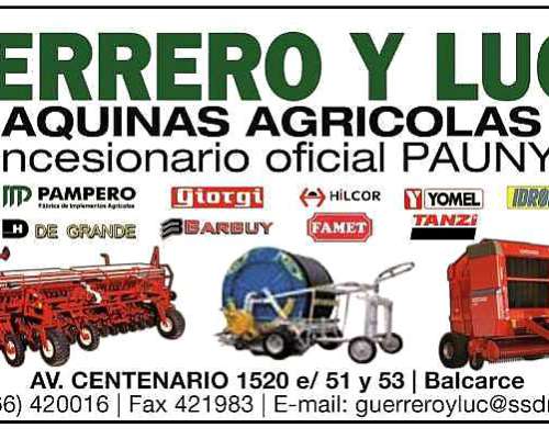 Nueva Rotoenfardadora Mainero 5887, Disponible