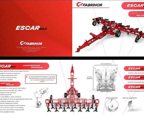 Controlador de Malezas Escarmax Fabrinor
