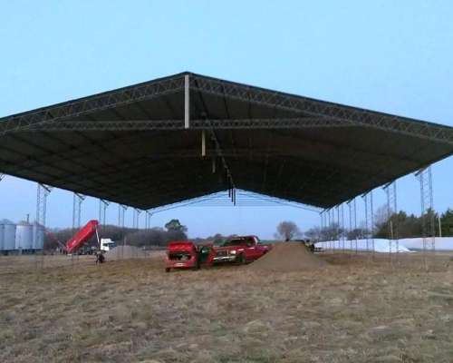 Tinglado - 10 M de Ancho - 20 M de Largo - 4.5 M Alto Útil