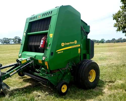 Rotoenfardadora John Deere 560m, año 2022