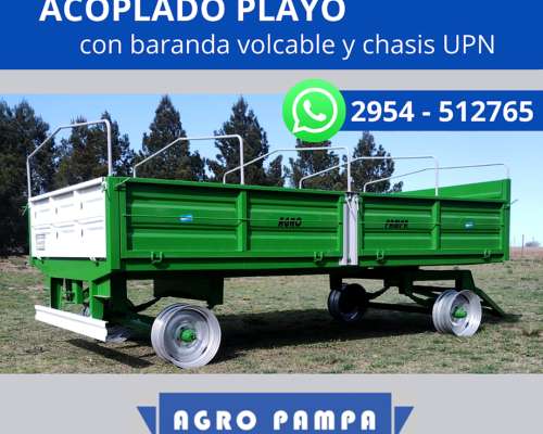 Acoplado Playo Baranda Volcable