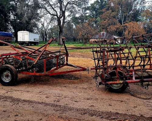 Rastra de Discos Pampero de 56, con Rastras y Rolos