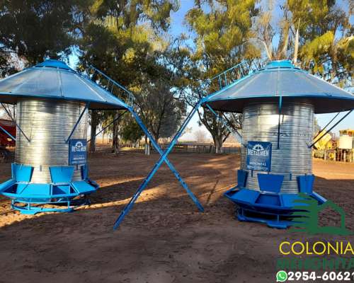 Silos Comedero Reforzados - Colonias Menonitas- Metalmen