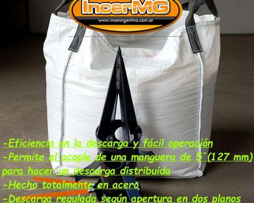 Boquilla-válvula Descarga para Big-bag