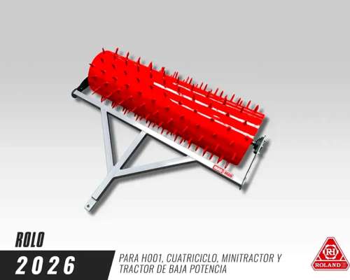 Rolo con Puas para Aireado y Descompactación de Suelo 1mt