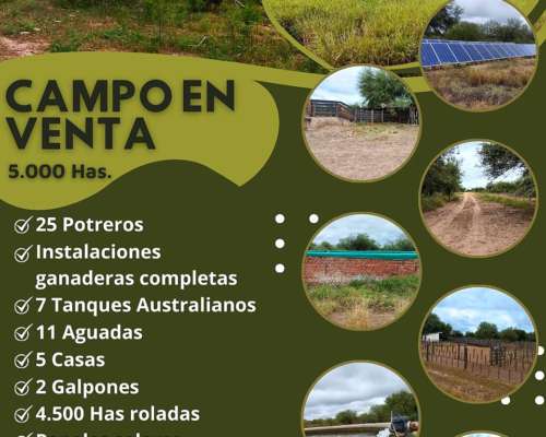 Campos Seleccionados Ganadero y Mixtos para los 3 Ciclos