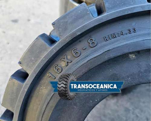 Cubierta Solida 16x6-8 Sistema Quick FIX Linde Europeo R8