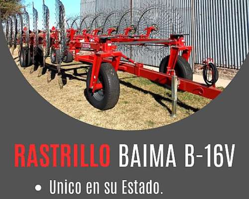 Rastrillo Baima 16 Estrellas. SOY Productor.