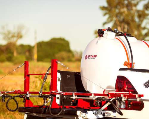 Equipo Pulverizador a 12v, Tanque 400lts y Botalón 6m