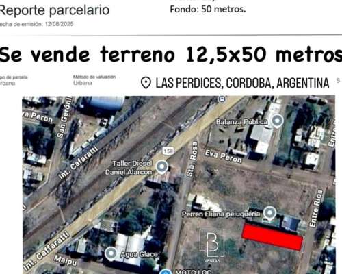 Vendo Terreno en las Perdices, Cba.