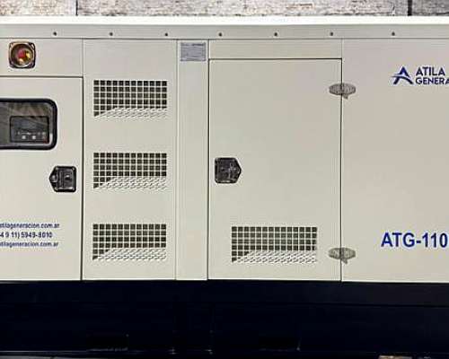 Grupo Electrogeno Nacional 110 KVA Diesel Atila Generacion