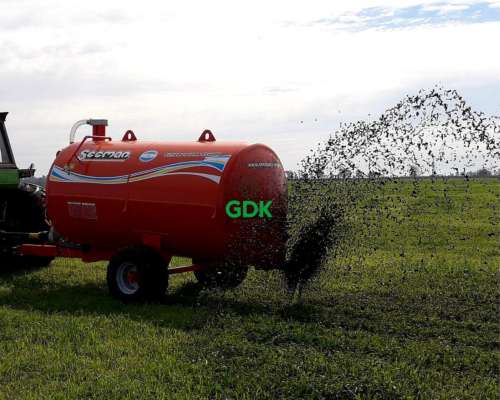 Estiercolera con Bomba de Vacio BV-6000 Lts. Secman