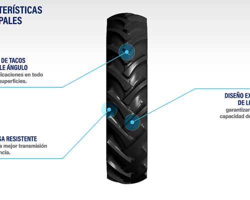 Cubierta Tractor 13.6-38 Green EX RT100 8t. TT GRI