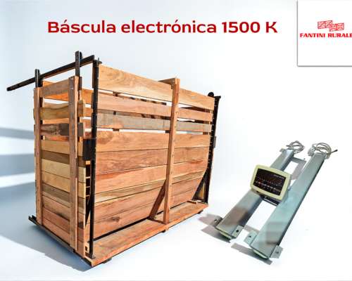Báscula 1500 Kilos Electrónica