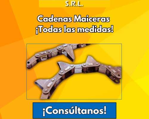 Cadenas para Maiceros, Todas las Medidas y Modelos