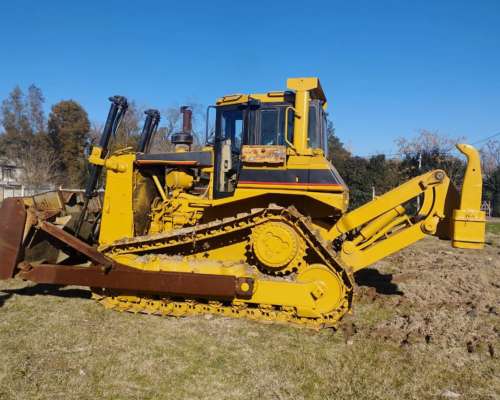 Topadora Caterpillar D7H con Escarificador 24tn Todo Vial