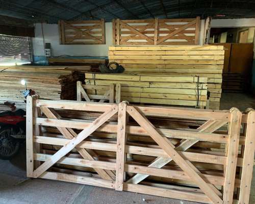 Tranquera de Eucalipto Saligna