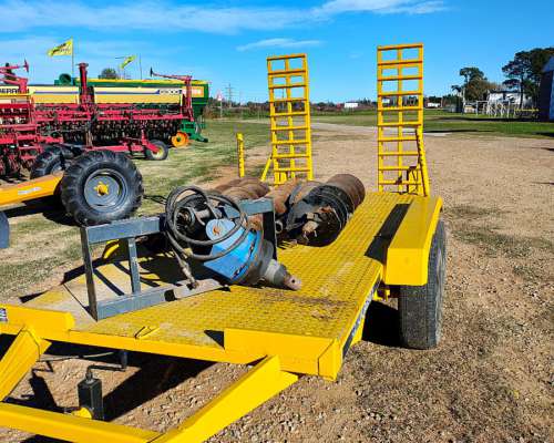 Minipala Liugong 365b con Hoyadora y Carro