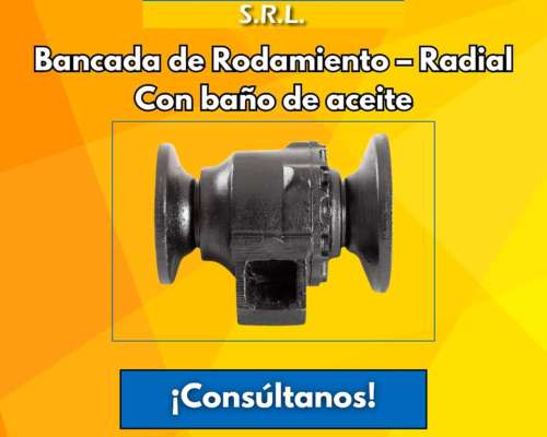 Bancada de Rodamiento – Radial con Baño de Aceite