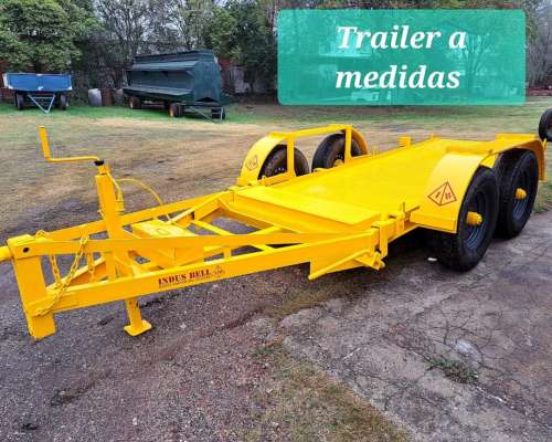 Trailers Basculante para Tractor Sampi Auto Elevador