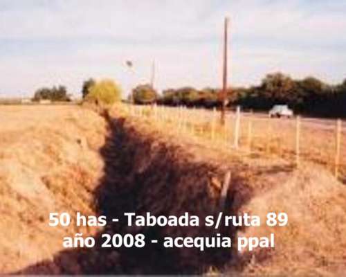 Stgo, Taboada, 50 Has con Riego, Sobre Ruta 89 Asfaltada