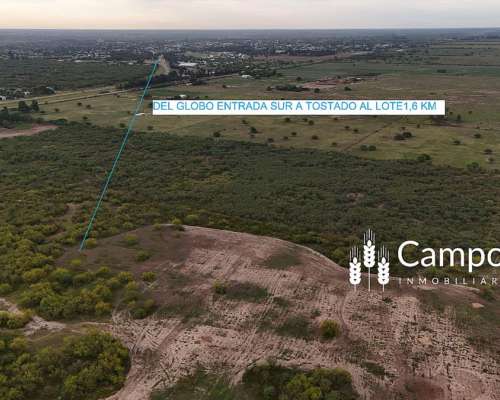 Venta Campo de 53 Has. Lindera a Zona SUB Urbana de Tostado