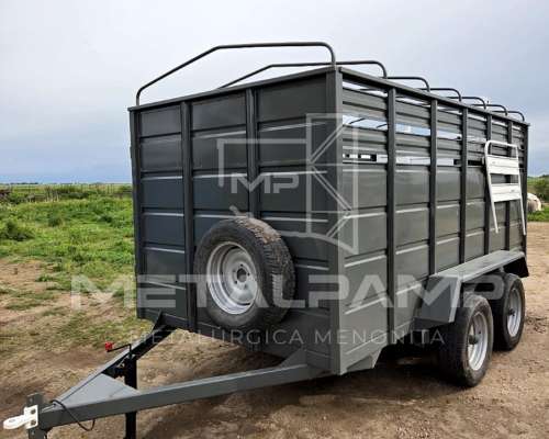 Carro Vaquero - Jaula para Hacienda. Metalúrgica Metalpamp