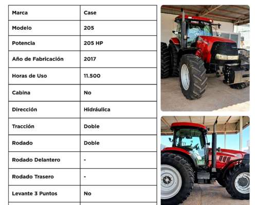 Tractor Case IH 205