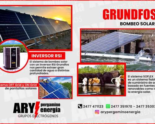 Bombeo Solar, Autonomia y Ahorro