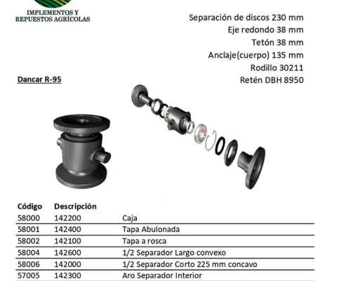 Caja de Rastra Dancar Liviana