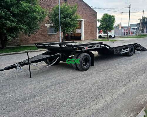 Acoplado Carreton Homologado 10/12 TN. C/freno Elect Mancini