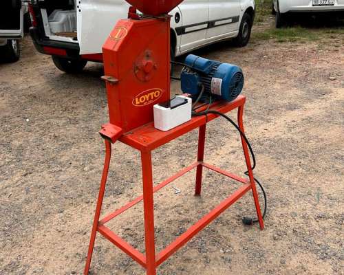 Moledora de Granos Loyto NO1 - Mesa y Motor 1,5hp Monofásico