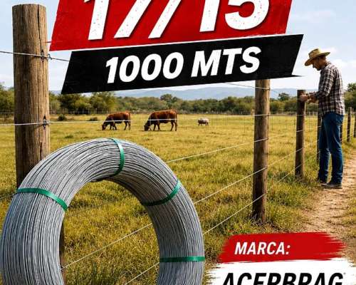 Alambre 17/15 1000 Mts Acerbrag