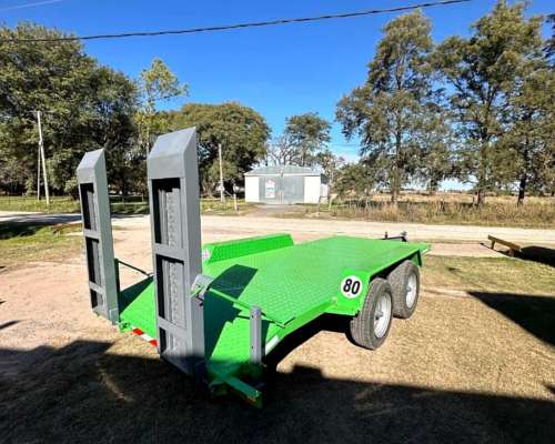 Acoplado Trailer con Rampa Plegados San Justo 5 Mts X 2 Mts
