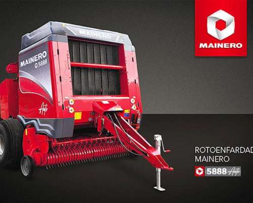 Rotoenfardadora Mainero 5888 Automatica. Rollo Ancho.