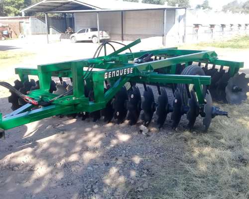 Rastra Excéntrica Genovese de 24 Discos 26 Pulgadas